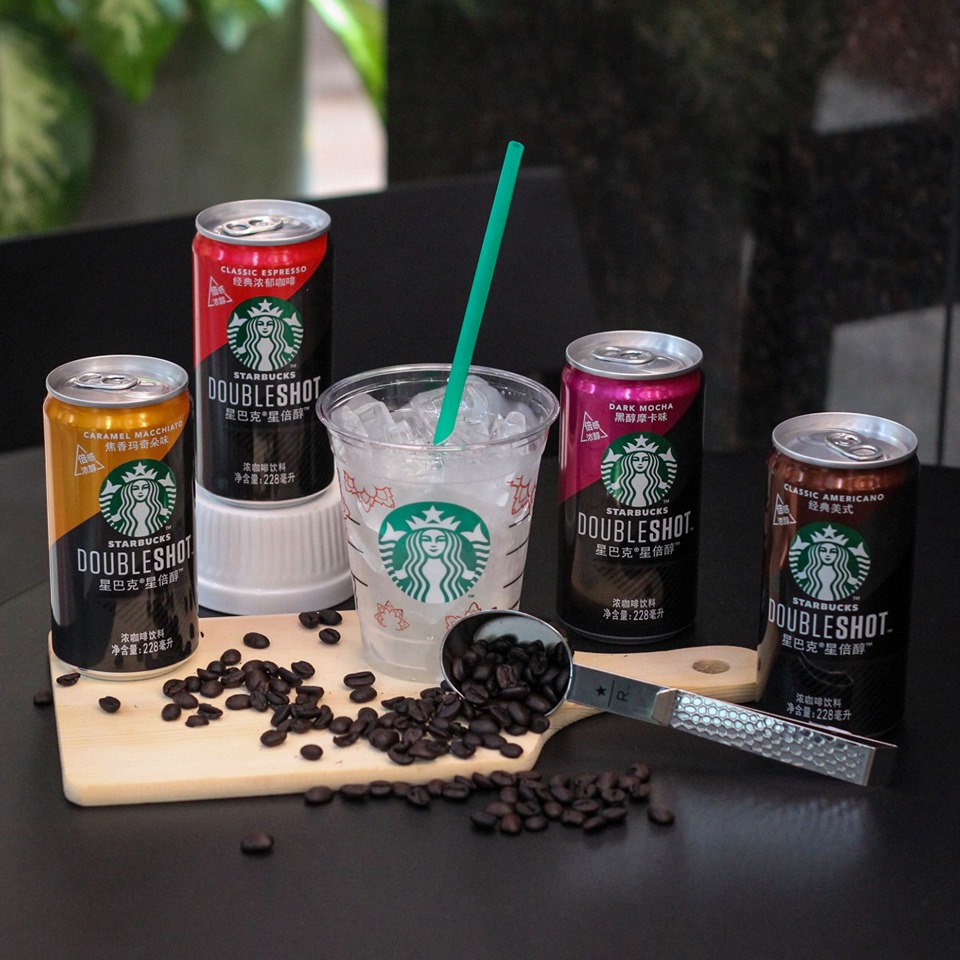 starbucks 推出全新 doubleshot espresso 罐装饮料!