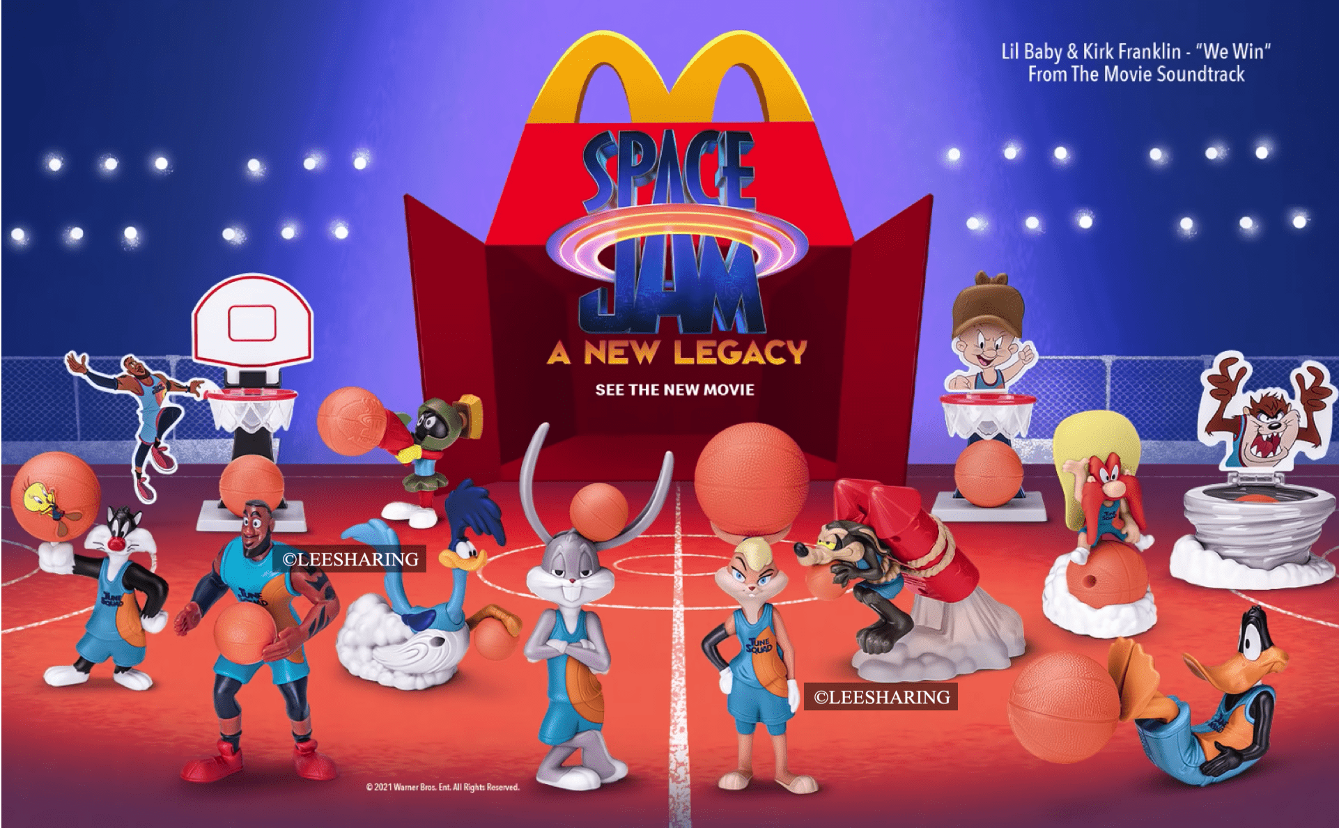 大马McDonald's 7月8日起送出Space Jam 玩具！一定要收集起来