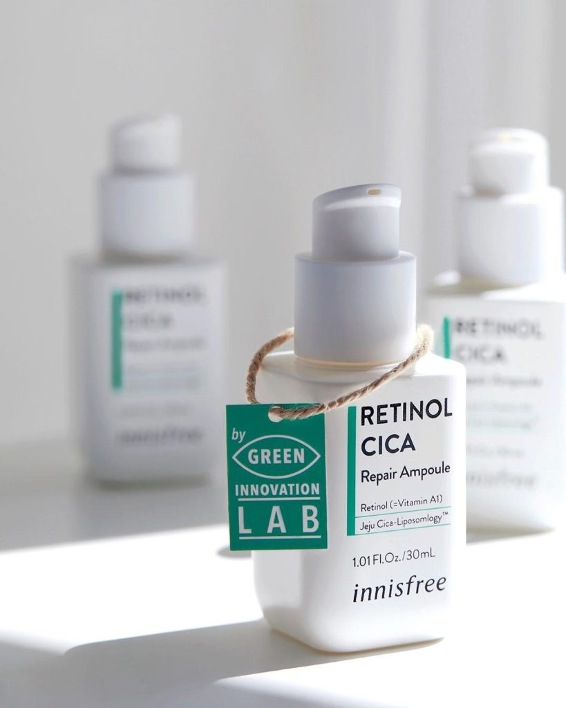 innisfree推出全新修护圣品Retinol Cica Repair Ampoule! 拯救各种肌肤